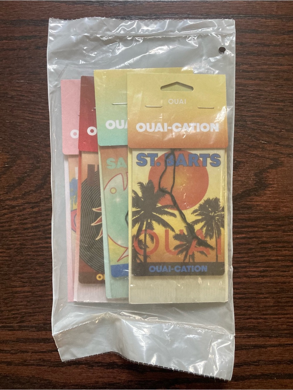 Ouai Ouai-Cation Air Car Closet Freshener 4 Piece Set Beach Tropical Summer